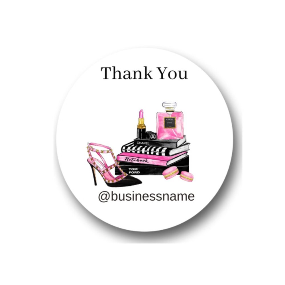 Thank You Stickers 100 count  2 inches - Picture 2 of 7